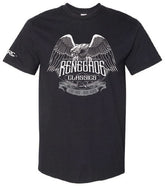 Black RC Eagle Wing Men's MotorcycleT-Shirt