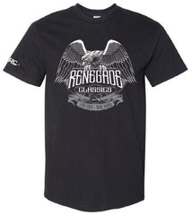 Black RC Eagle Wing Men's MotorcycleT-Shirt