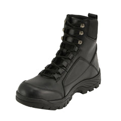 Milwaukee Leather MBM9081 Men's Black Leather Swat Style-Tactical Lace-Up Motorcycle Riding Boots