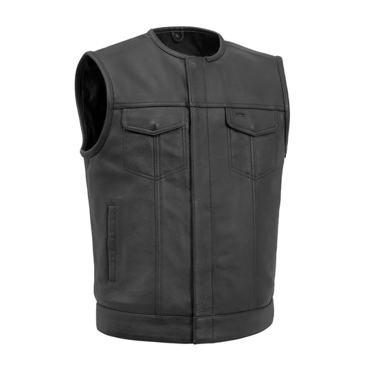 FIM639NOC-No Rival - Men's Motorcycle Leather Vest