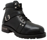Edgewalker Men's 6" Black Motorcycle Boots