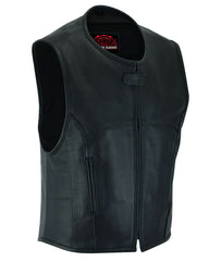 Men's Updated Perforated SWAT Team Style Vest - Black