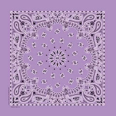 NT445 Bandana Paisley Lavender