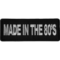 P6676 Made in the 8s Novelty Iron on Patch