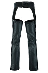 Tall Classic Leather Chaps with Jeans Pockets