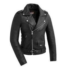 Popstar Women's Motorcycle Leather Jacket