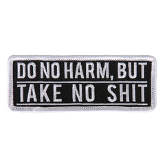 Hot Leathers PPL9569 Do No Harm But Take No 4"x2" Patch