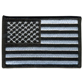 Hot Leathers PPV1049 Multi and White American Flag Hook and Loop 3" x 2" Patch