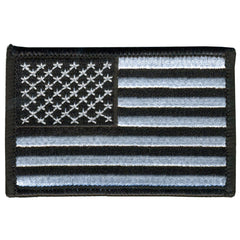 Hot Leathers PPV1049 Multi and White American Flag Hook and Loop 3" x 2" Patch