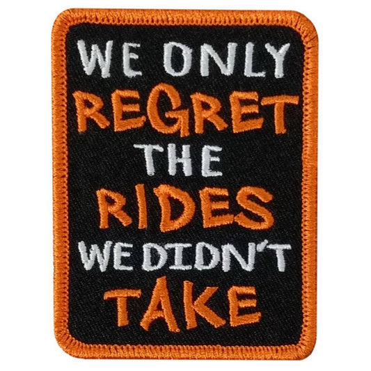 Hot Leathers Only Regret 2.25 X 3" Embroidered Patch PPW1251
