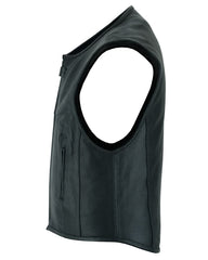 Men's Updated Perforated SWAT Team Style Vest - Black