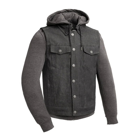 FIM697DMH-Rook - Men's Motorcycle Denim Vest