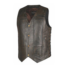 Toas - Men's Brown 10-Pocket Vest