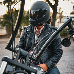Vanguard - Mens Classic M.C. Leather Jacket