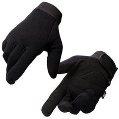 Milwaukee Leather SH44612 Men's Black Textile Mesh Gel Palm Motorcycle Mechanics Gloves w/ Amara Cloth Bottom