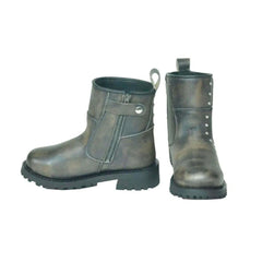 Ironrose - Ladies Motorcycle Biker Leather Boots