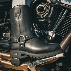 Lady Harness - Ladies Motorcycle Biker Leather Boots