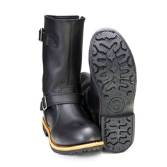 Milwaukee Leather MBM9064 Men's Antique Black Classic Engineer Motorcycle Riding Boots