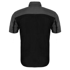 MMCC Men's Gear Head Classic Mechanic Button Up Shirt - Dual Chest Pockets - Microfiber Panel - Rider Ready - MMC16011