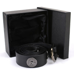 Milwaukee Leather MP7111 Men's Classic Brown Leather Belt with Brass Buckle