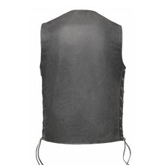 Tombstone - Mens Gray Leather Vest