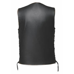 Colorado - Mens Brown Leather Vest