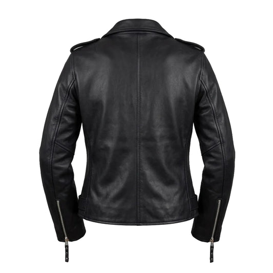 Lola - Women's Premium Leather Motorcycle Jacket