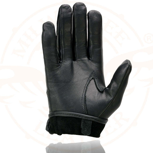Milwaukee Leather SH721 Women's Black Leather Unlined Classic Driving Gloves