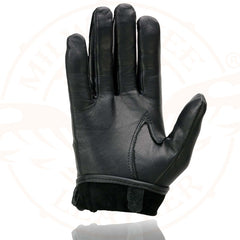 Milwaukee Leather SH721 Women's Black Leather Unlined Classic Driving Gloves