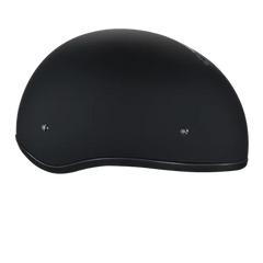 D6-SA DOT Approved Daytona Motorcycle Half Face Helmet - Skull Cap Graphics for Men & Women, Scooters, ATVs, UTVs & Choppers - W/ 2nd Amendment