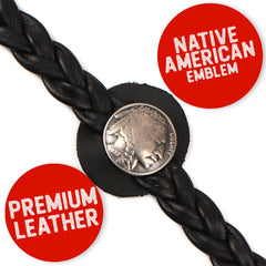 Milwaukee Leather MLA6041-Single Skull and Cross Bones Vest Extender Double Chrome Chains w/ Genuine Leather 6" Extension
