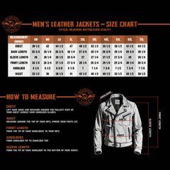 Milwaukee Leather MLM1508 Men's Distress Brown Leather Jacket with Utility Pockets