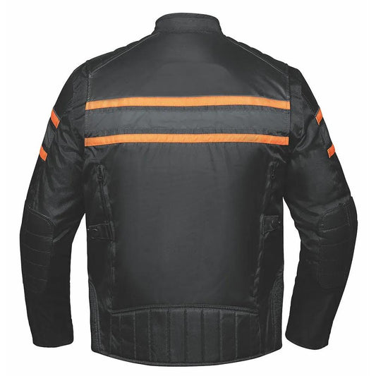 Heritage - Mens Orange Textile Jacket
