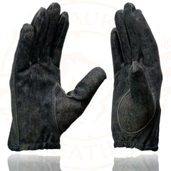 Milwaukee Leather MG7507 Men's Distressed Grey Leather Driving Gloves with Wrist Snap