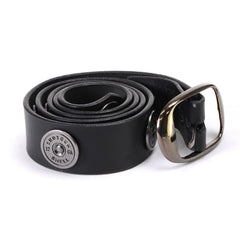 Milwaukee Leather MP7111 Men's Classic Brown Leather Belt with Brass Buckle