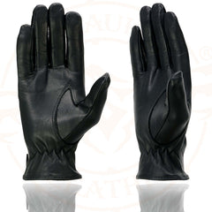 Milwaukee Leather SH721 Women's Black Leather Unlined Classic Driving Gloves