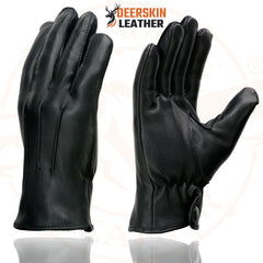 Milwaukee Leather SH875 Men's Black Thermal Lined Deerskin Leather Gloves