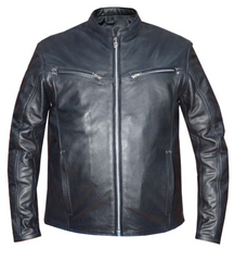 Stealth - Men's Premium Leather Motorcycle Jacket