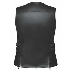 Midnight Cowgirl - Ladies Premium Leather Vest