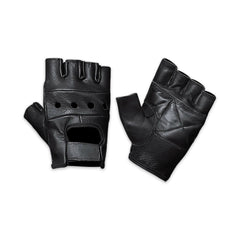 1200.AO - Mens Fingerless Leather Gloves