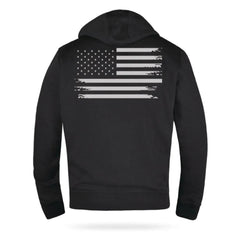 Patriot - Men’s Reflective American Flag Motorcycle Hoodie – Bold Patriotic Gear for Riders