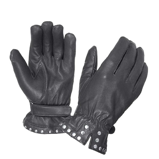Studded Rebel - Women's Leather Motorcycle Gloves