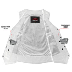 Women's Denim Classic Plain Sides Vest