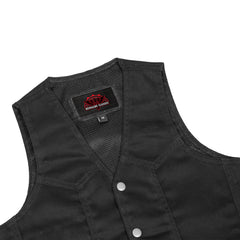 Kid's Denim Plain Side Vest