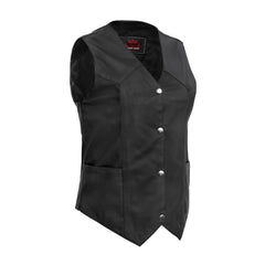 Women's Classic Plain Side Vest