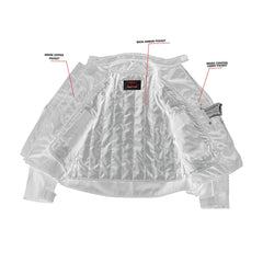 Men's Performance Mesh Motorcycle Jacket – Black