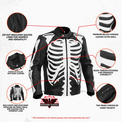 Skull Sprint Men's Leather Jacket