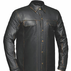Durango - Mens Premium Leather Shirt Jacket