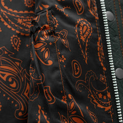 FIM653QLT-BLKOG-Upside Men's Club Style Leather Vest