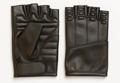 8424.00 - Mens Fingerless Leather Gloves